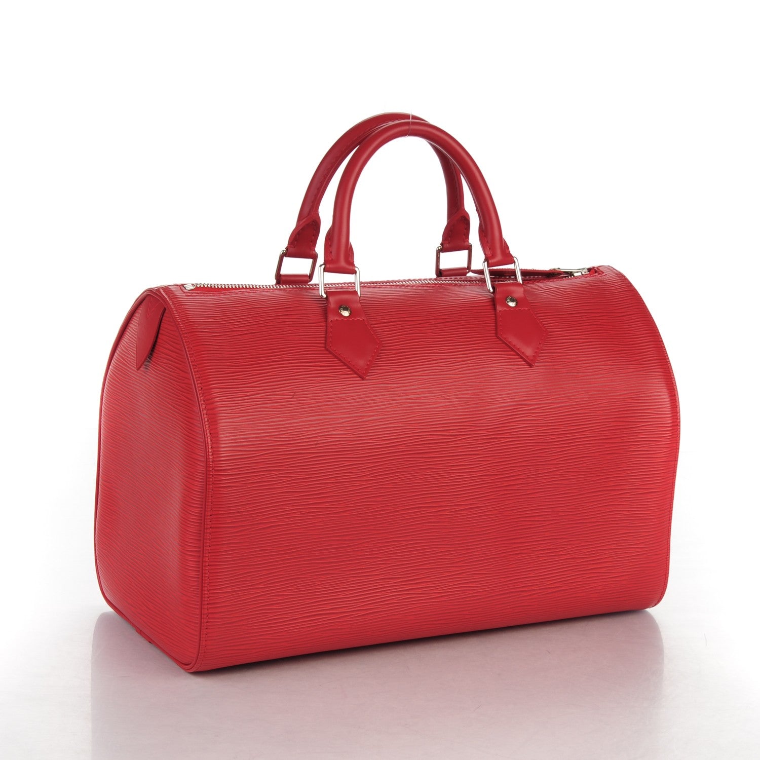 Louis Vuitton Epi Speedy 30 Rouge 3 of 7