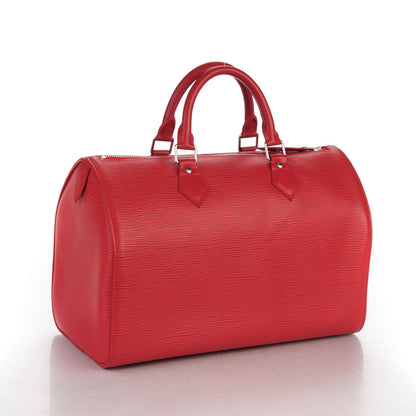 Louis Vuitton Epi Speedy 30 Rouge 3 of 7