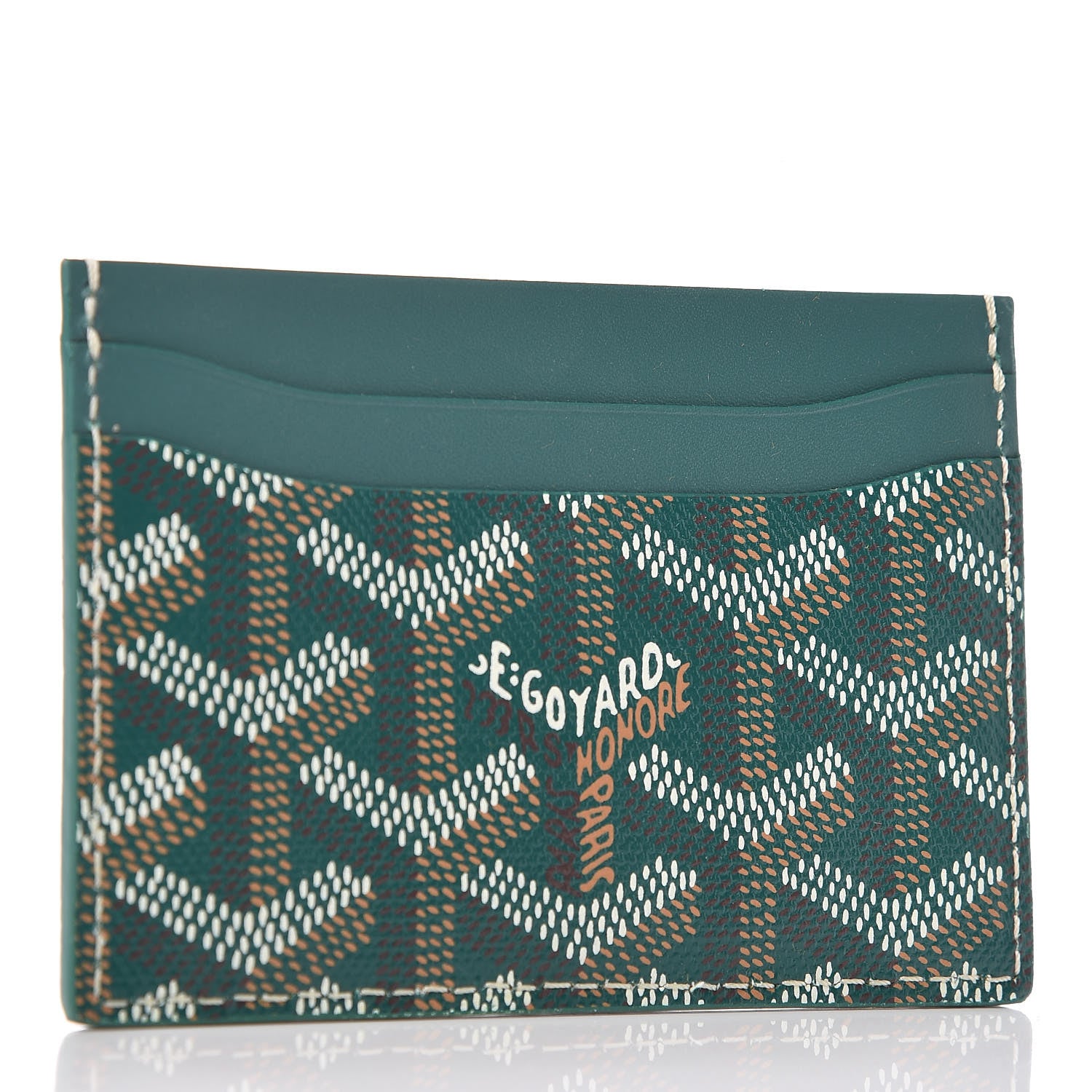 Goyard Goyardine Saint Sulpice Card Holder Green 3 of 7