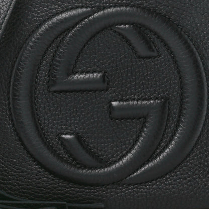 Gucci Pebbled Calfskin Small Soho Disco Bag Black 9 of 12