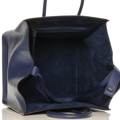 Celine Supple Calfskin Medium Phantom Luggage Indigo 5 of 7
