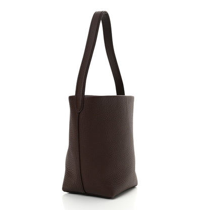 The Row Grained Calfskin Small N/S Park Tote Acajou 3 of 9