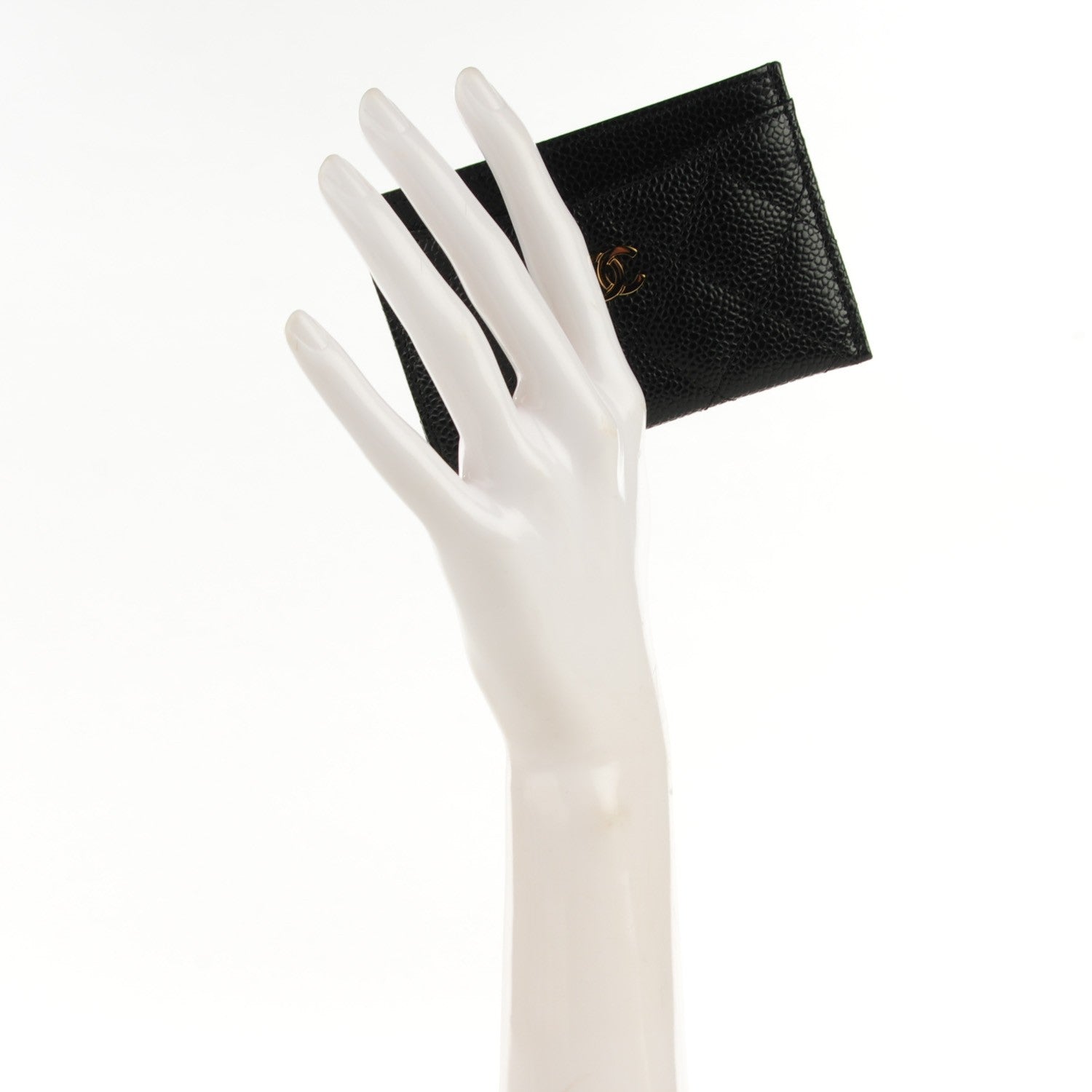 Chanel Caviar Quilted Card Holder Black 2 of 8