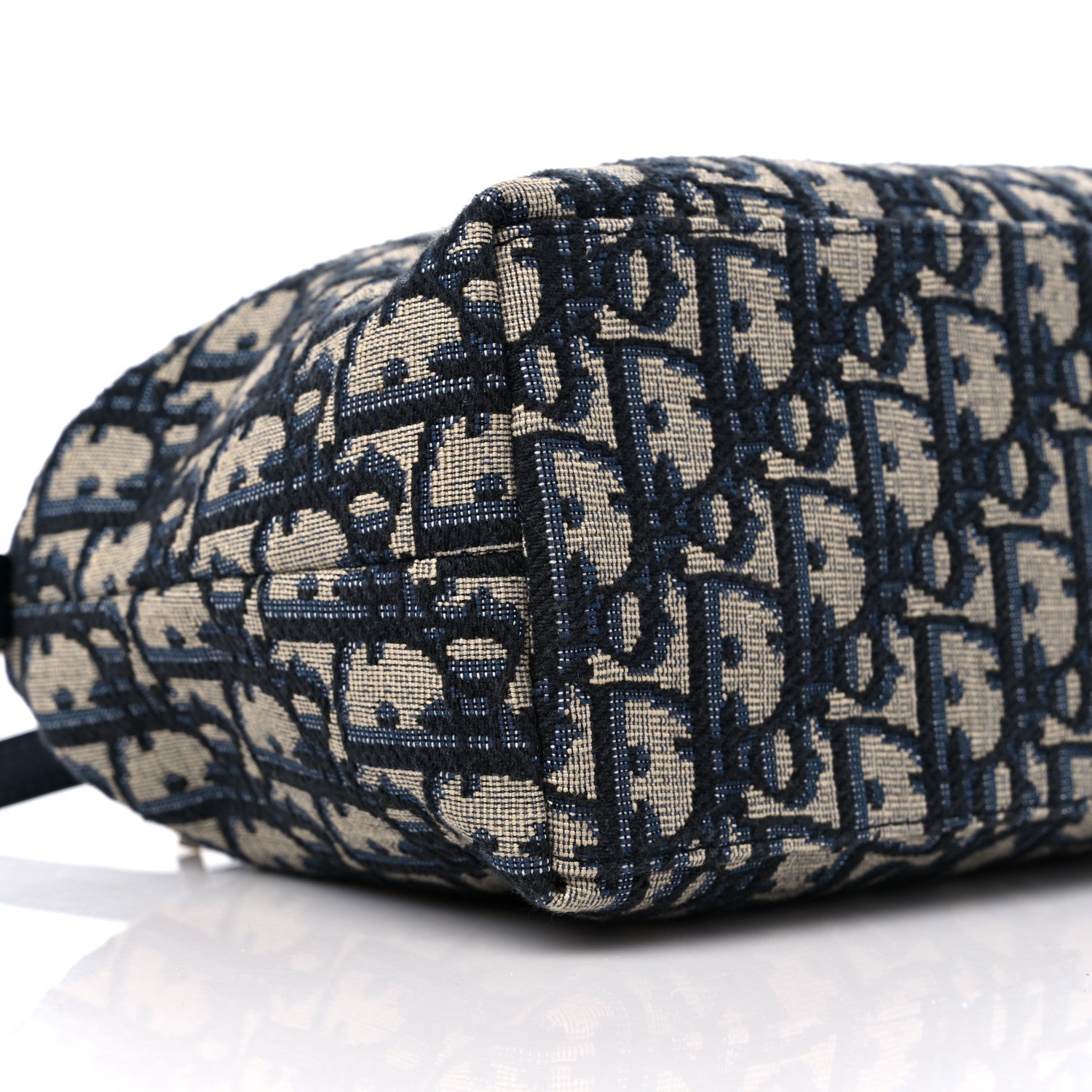 Christian Dior Oblique Medium Diortravel Nomad Pouch Blue 8 of 9
