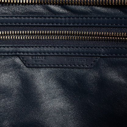 Celine Smooth Calfskin Shoulder Luggage Navy 6 of 8