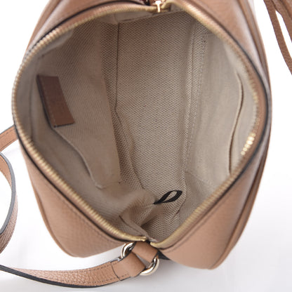 Gucci Pebbled Calfskin Small Soho Disco Bag Rose Beige 7 of 9