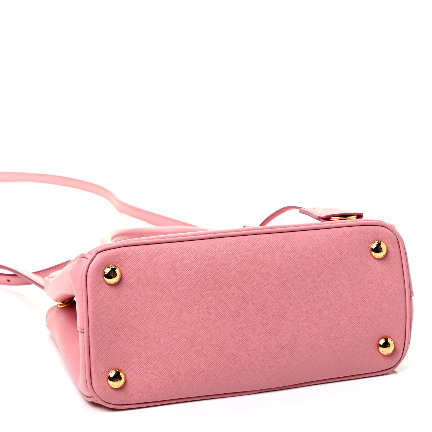 Prada Saffiano Mini Galleria Double Zip Tote Petalo 3 of 4