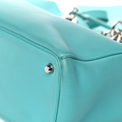 Christian Dior Smooth Calfskin Medium Diorissimo Tote Blue 18 of 25