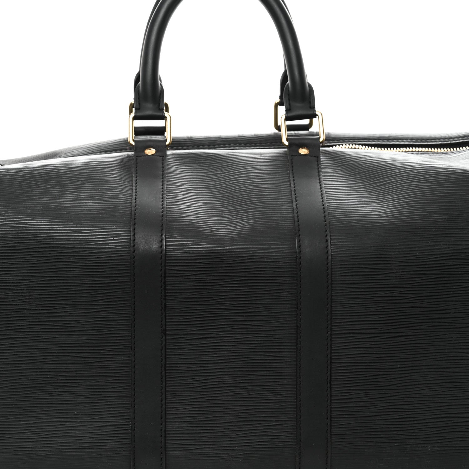 Louis Vuitton Epi Keepall 45 Black 6 of 9