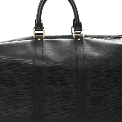 Louis Vuitton Epi Keepall 45 Black 6 of 9