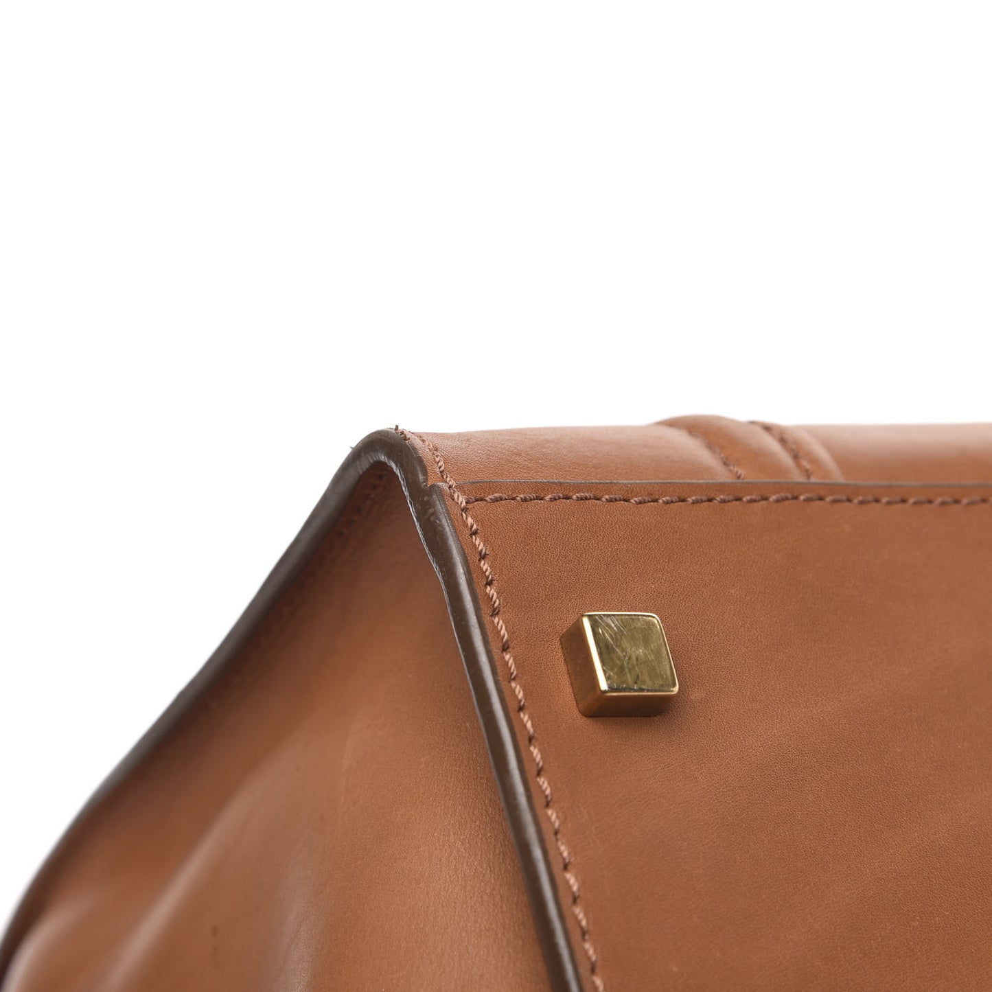 Natural Calfskin Large Phantom Luggage Tan