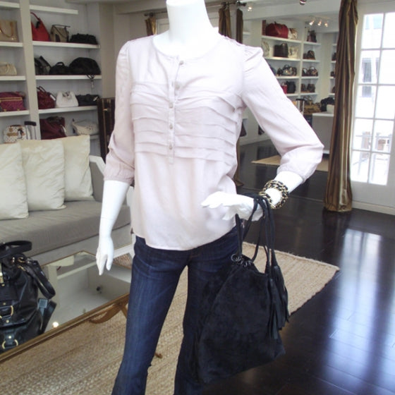 Bottega Veneta Suede Tulle Bag 2 of 11
