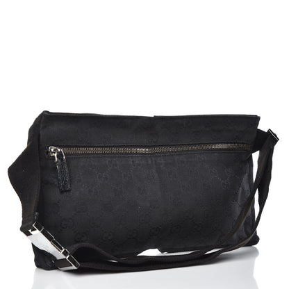 Gucci GG Monogram Double Pocket Belt Bag Black 3 of 12