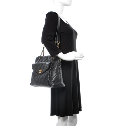 Chanel Caviar Quilted Flap Shoulder Bag Black 2 of 11
