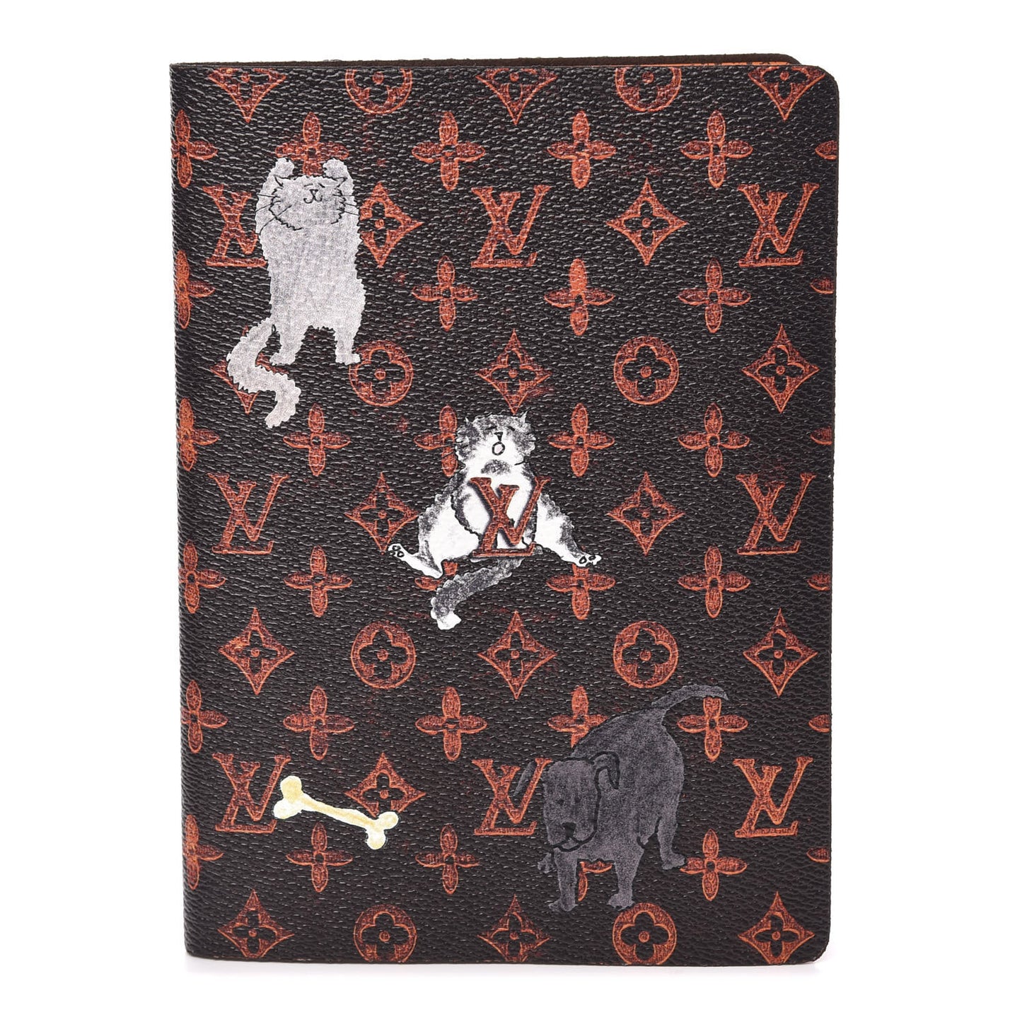 Catogram Clemence Notebook MM Marron