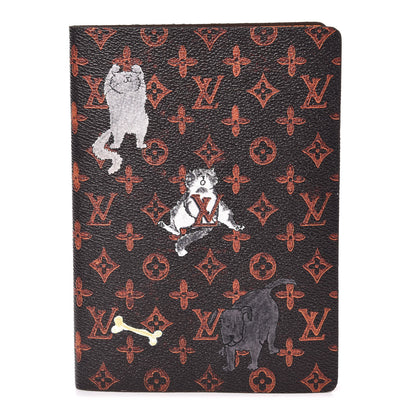 Louis Vuitton Catogram Clemence Notebook MM Marron 1 of 8
