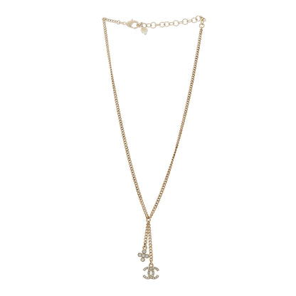 Chanel Crystal CC Drop Necklace 3 of 4