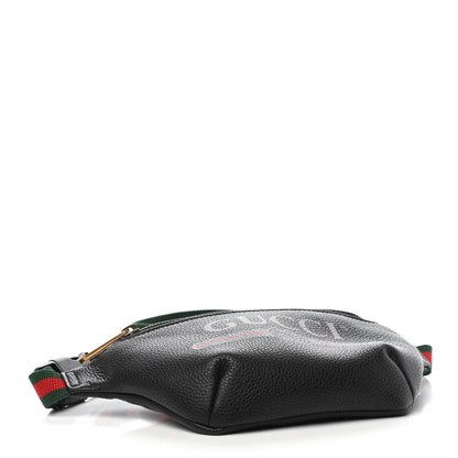Gucci Grained Calfskin Small Logo Belt Bag Black 4 of 11