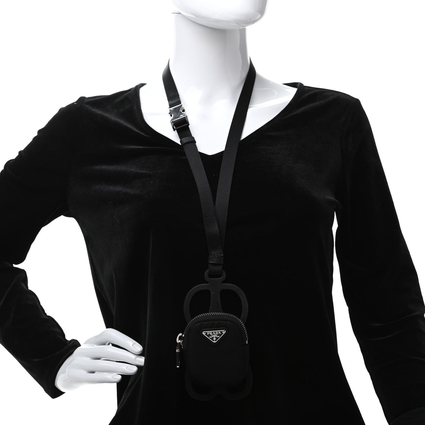 Tessuto Nylon Pocket Smartphone Case Black