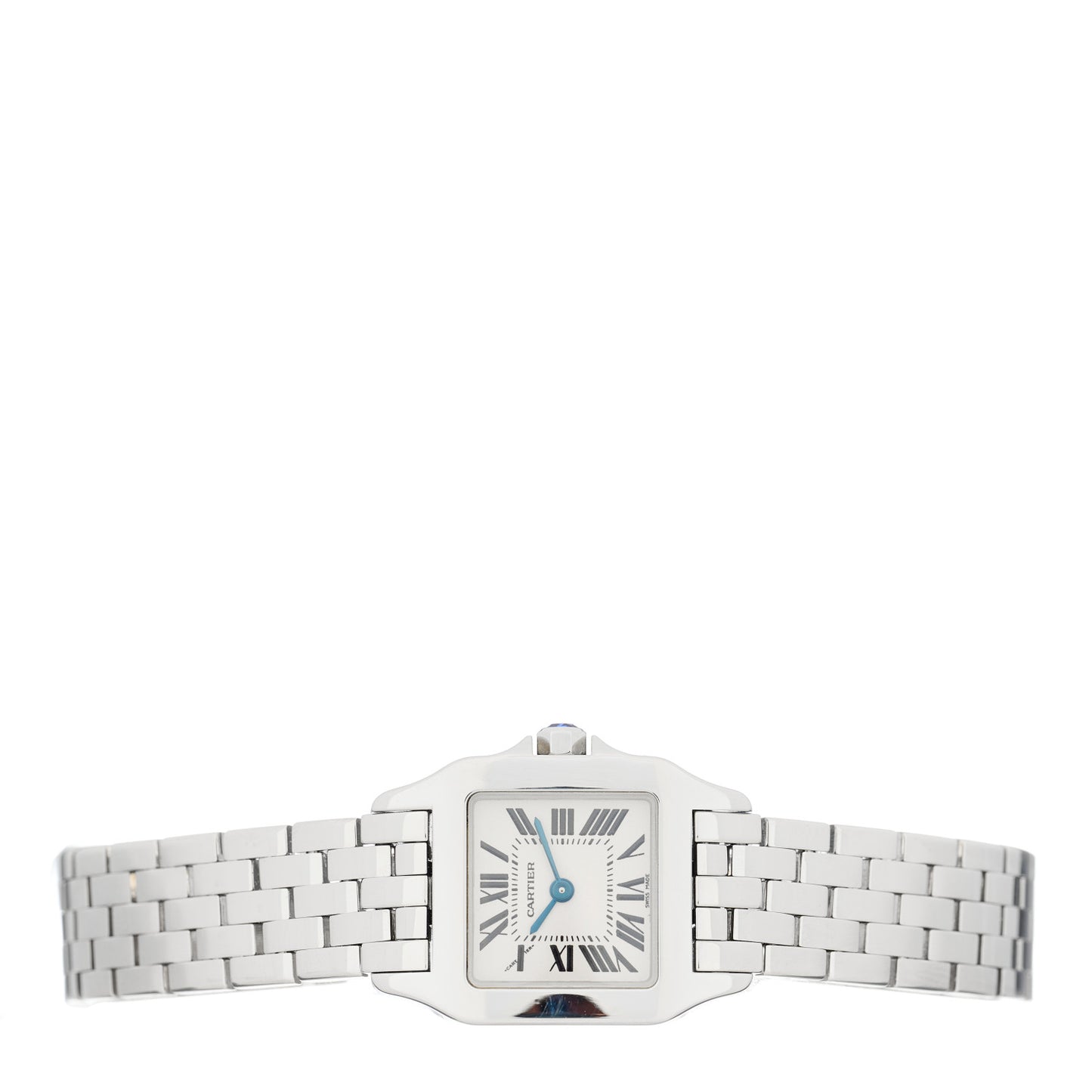 Stainless Steel 20mm Santos Demoiselle Quartz Watch