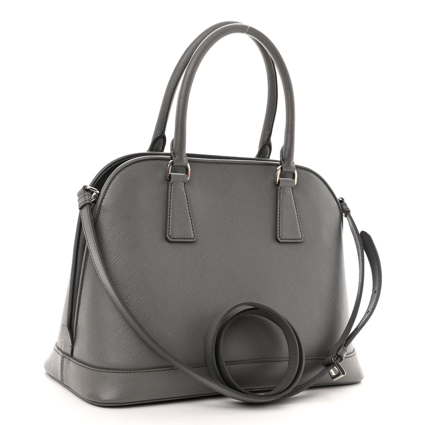 Saffiano Lux Open Promenade Tote Marmo