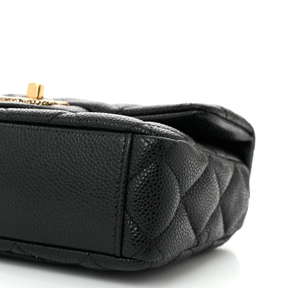 Chanel Grained Lambskin Quilted Mini Flap Black 10 of 11