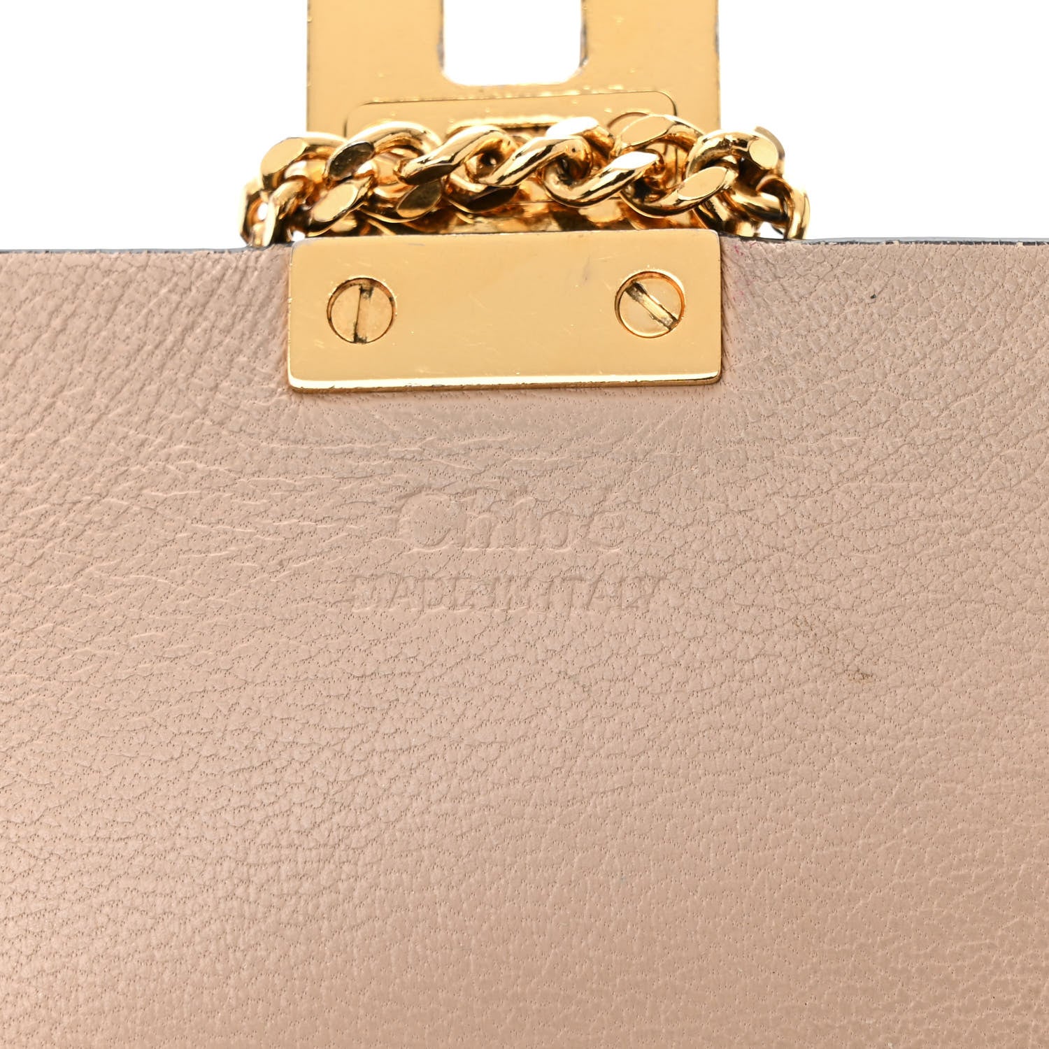 Chloe Snakeskin Smooth Calfskin Drew Shoulder Bag Beige Black 6 of 13