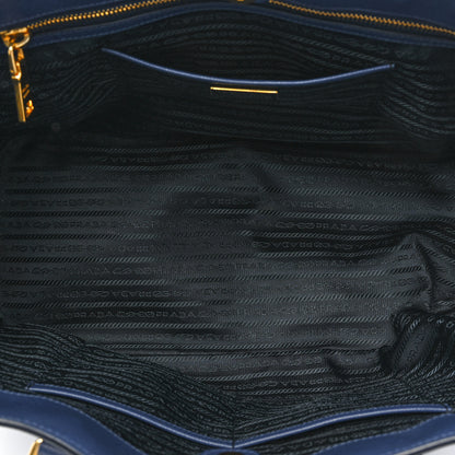 Prada Saffiano Lux Large Tote Bluette 5 of 15