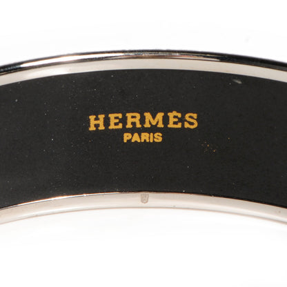 Hermes Enamel Printed Zodiac Wide Bracelet 70 Red 4 of 17