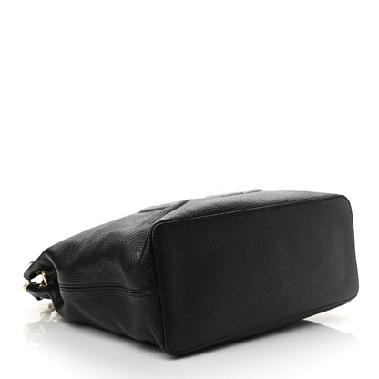 Gucci Pebbled Calfskin Large Soho Hobo Black 4 of 12