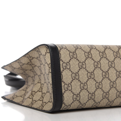 Gucci GG Supreme Monogram Small Padlock Tote Black 6 of 10