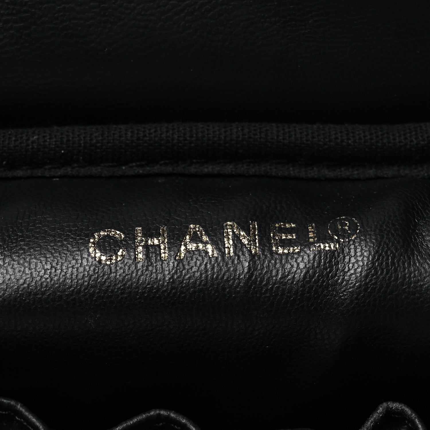Chanel Caviar Vanity Cosmetic Case Black 6 of 12