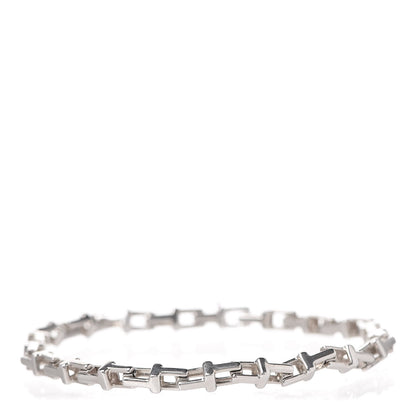 Tiffany Sterling Silver T Chain Bracelet 1 of 7