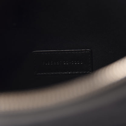 Saint Laurent Linen Canvas Rive Gouche Zipped Pouch Black 6 of 8