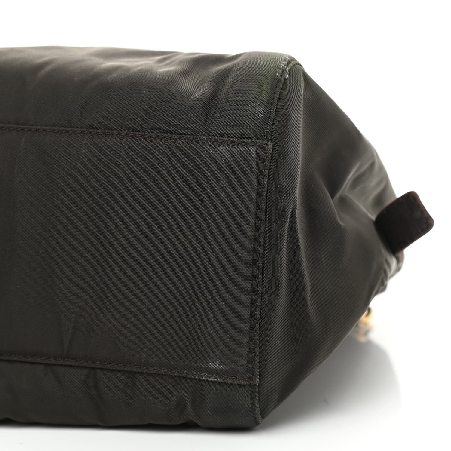 Prada Nylon Chain Shoulder Bag Ebano 9 of 9