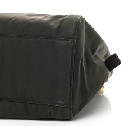 Prada Nylon Chain Shoulder Bag Ebano 9 of 9