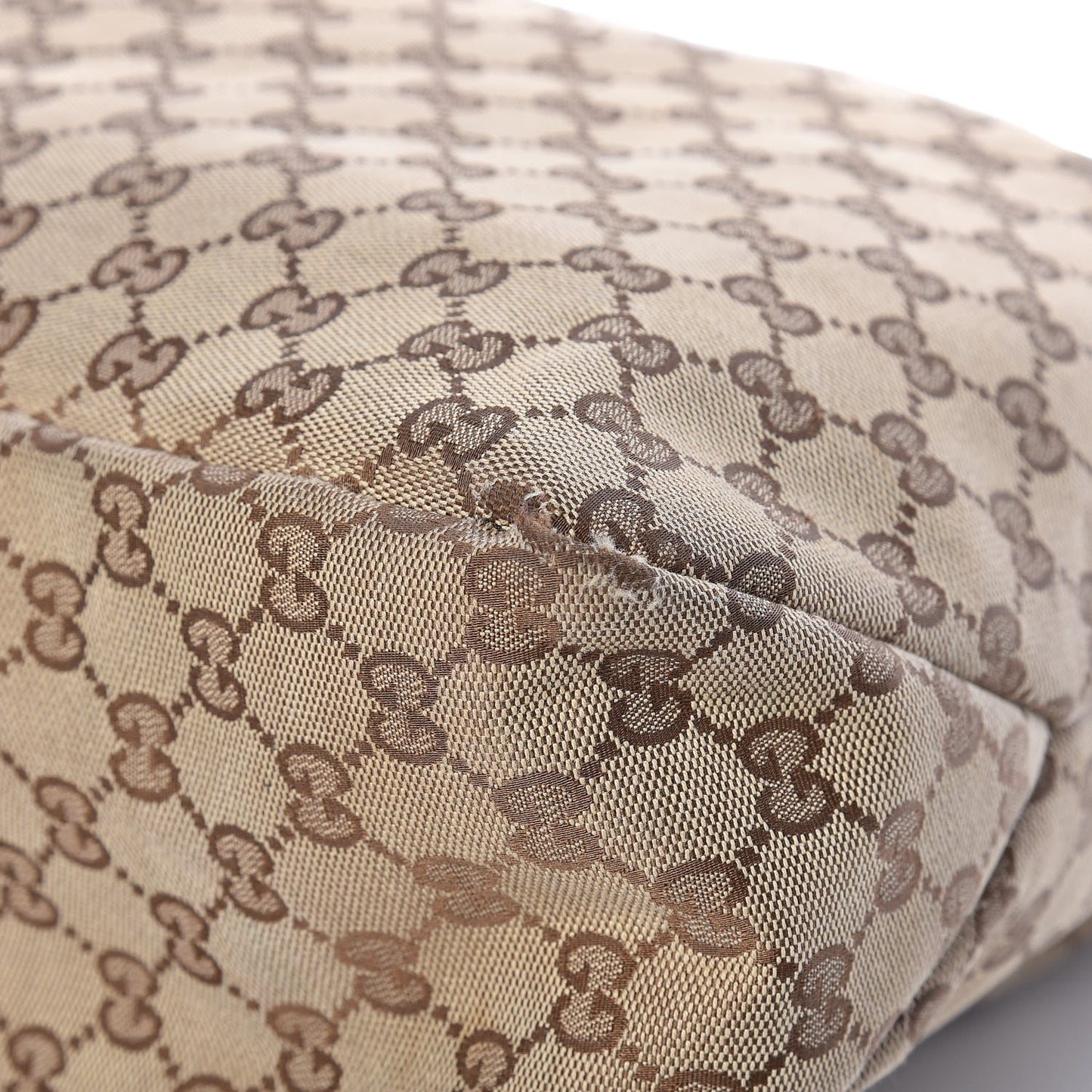 Monogram Large Horsebit Chain Hobo Dark Brown