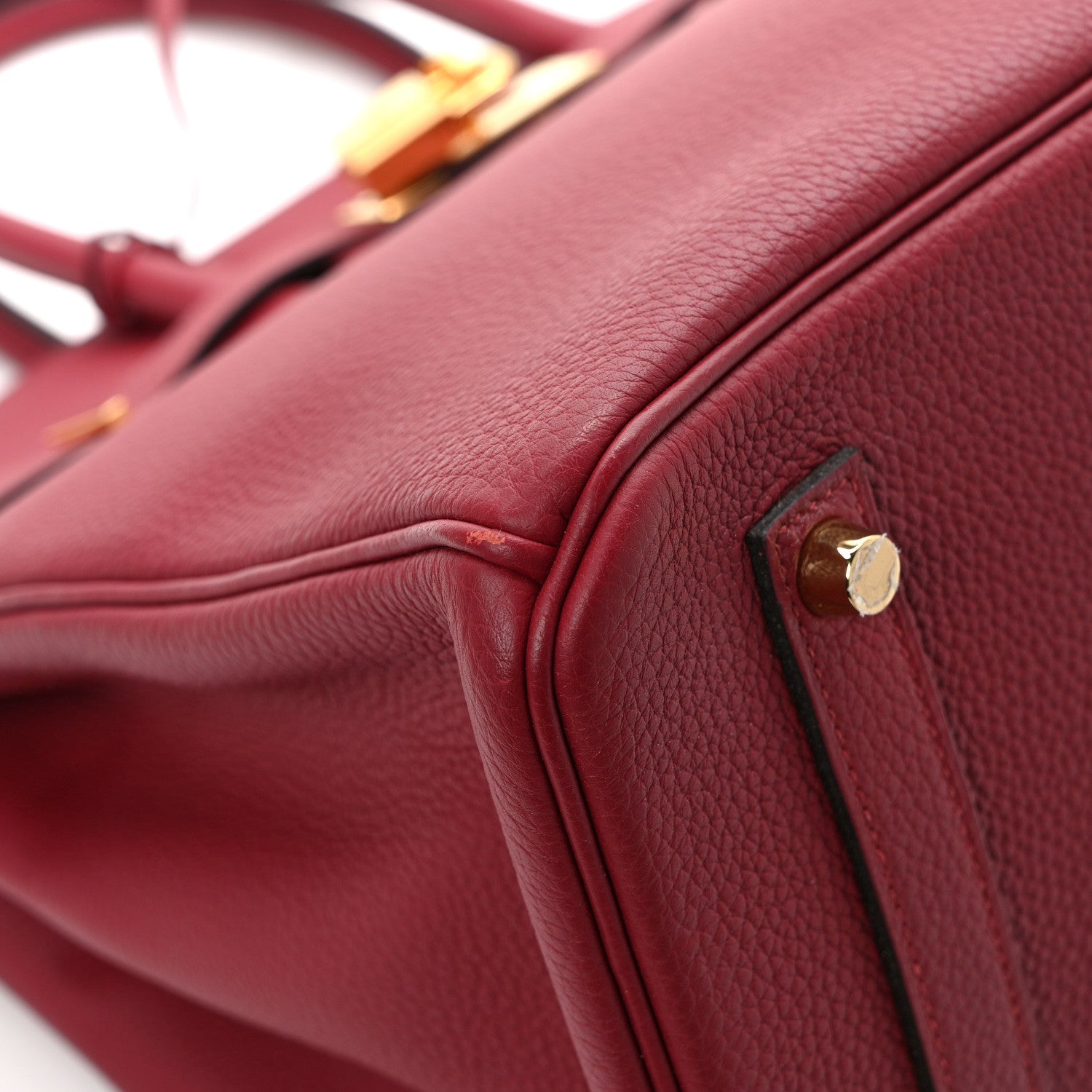Hermes Togo BIRKIN 35 Rouge Grenat 10 of 11