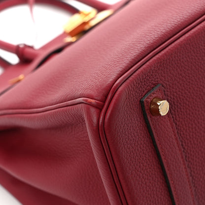 Hermes Togo BIRKIN 35 Rouge Grenat 10 of 11