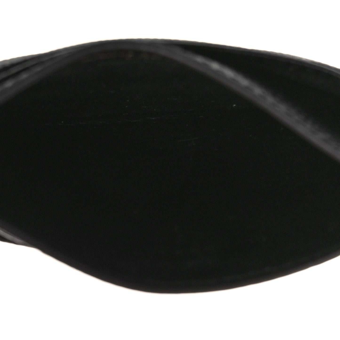 Grain De Poudre Matelasse Chevron Monogram Credit Card Case Black