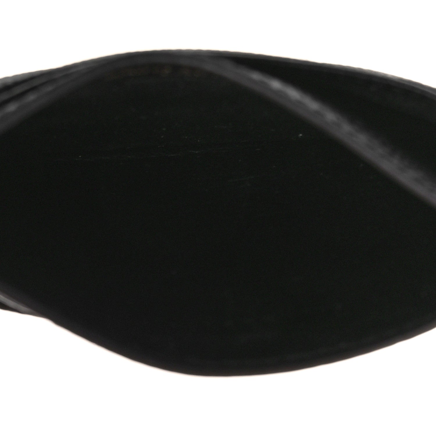 Saint Laurent Grain De Poudre Matelasse Chevron Monogram Credit Card Case Black 5 of 10