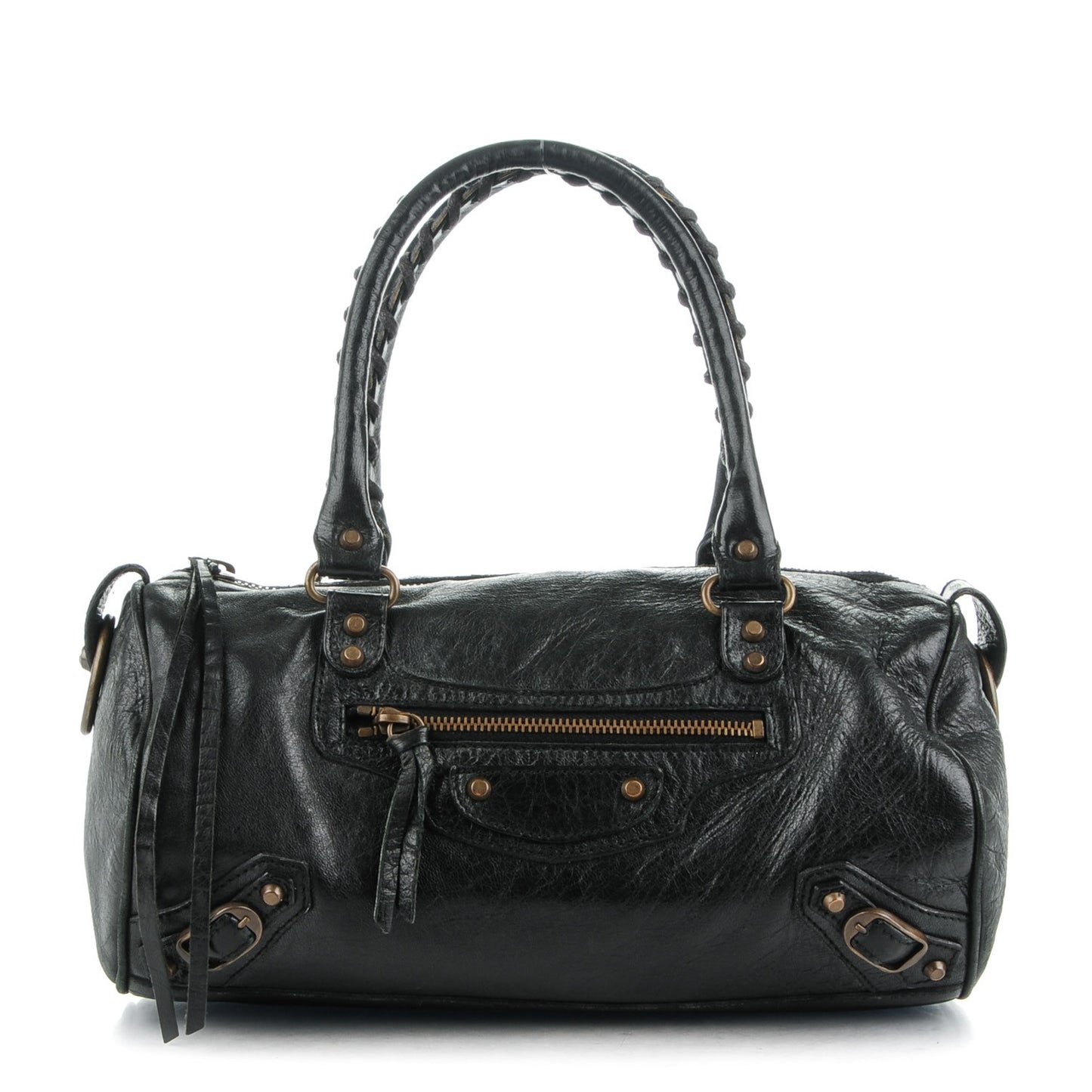 Chevre Classic Hardware Mini Twiggy Black