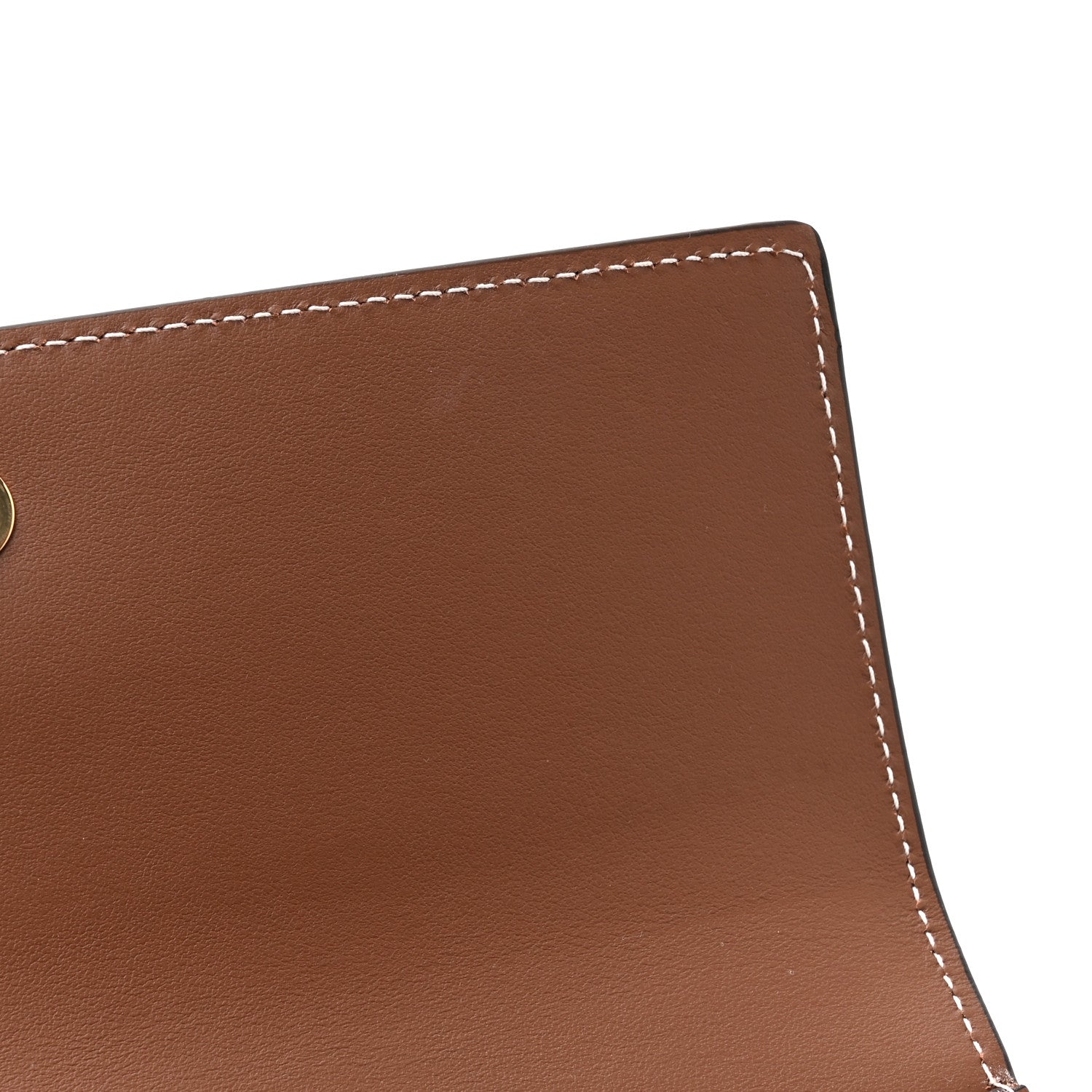Burberry Vintage Check Grain Calfskin Halton Wallet Tan 9 of 11