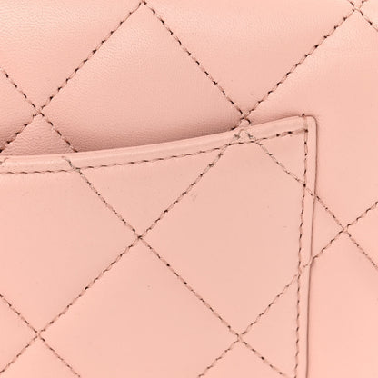 Chanel Lambskin Quilted Small Trendy Chain CC Flap Dual Handle Bag Light Pink 13 of 13