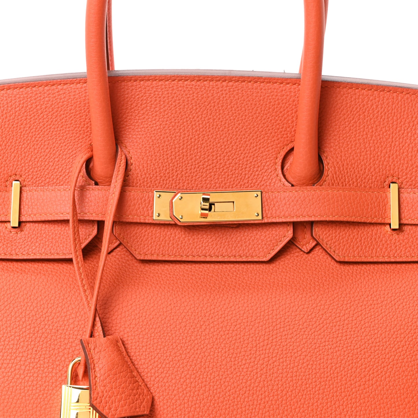 Togo Birkin 35 Orange