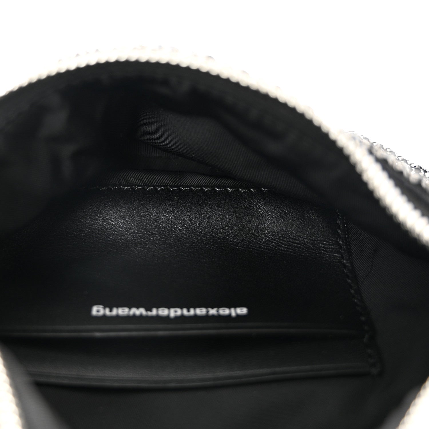 Alexander Wang Rhinestone Mesh Mini Attica Belt Bag Black 5 of 11