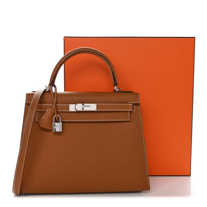 Hermes Epsom Kelly Sellier 28 Gold 11 of 11