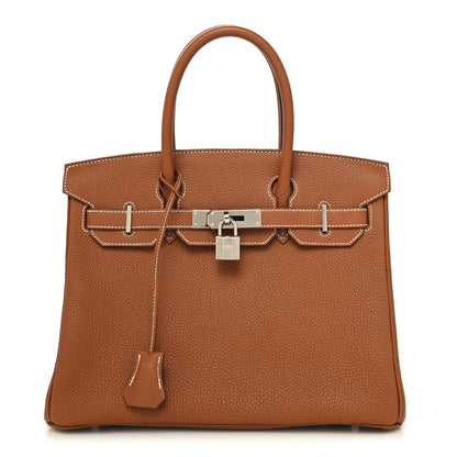 Hermes Togo BIRKIN 30 Gold 1 of 13