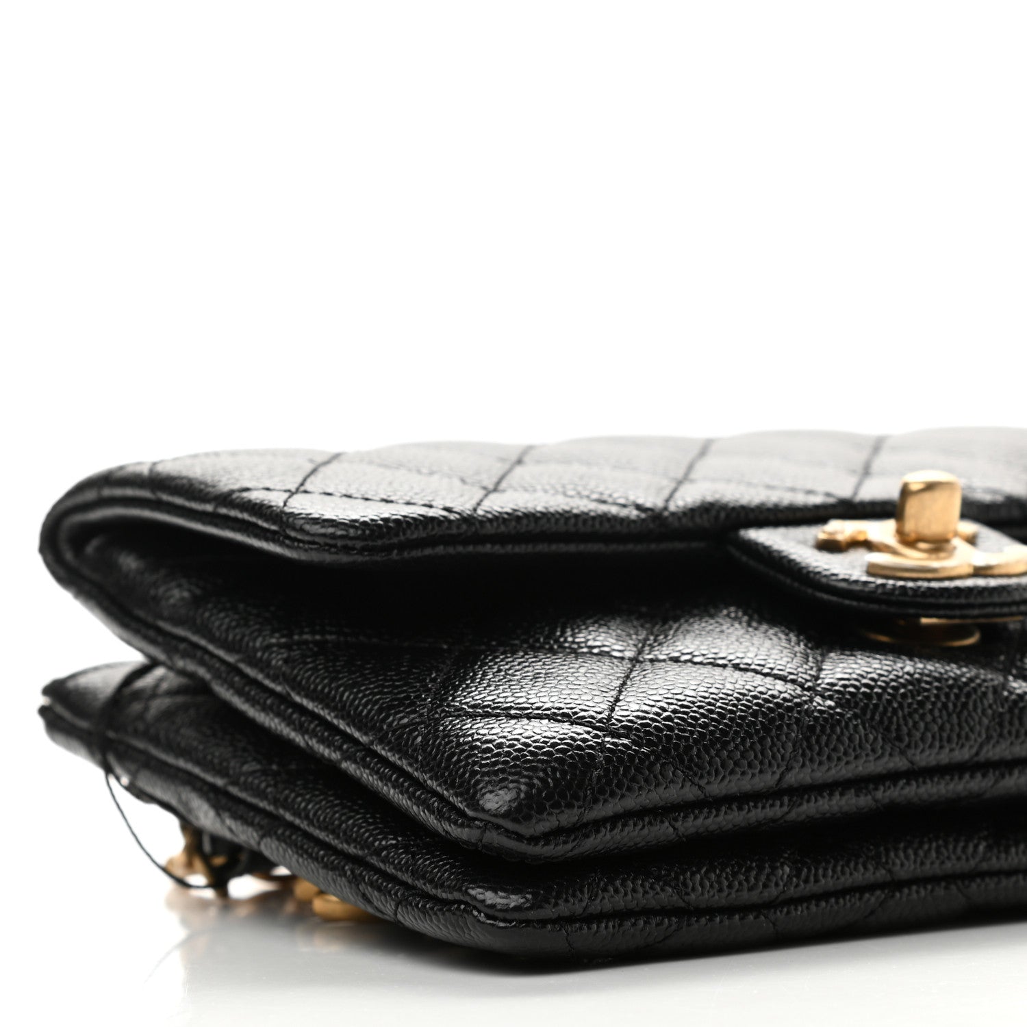Chanel Shiny Caviar Pick Me Up Flap Belt Bag Black 11 of 13