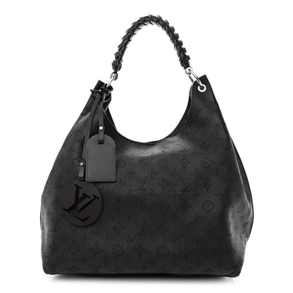 Louis Vuitton Mahina Carmel Hobo Black 1 of 15